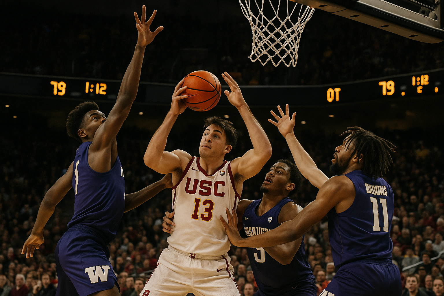 12th Seed Washington Huskies Pull Off Upset; Experts Shocked to Discover Basketball Exists